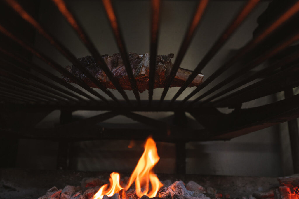 chuleta asada a la parrilla en Begoña